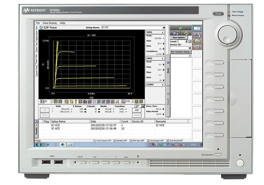 B1505A 功率器件分析仪/曲线追踪仪
